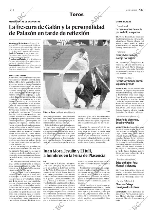 ABC MADRID 09-06-2003 página 54