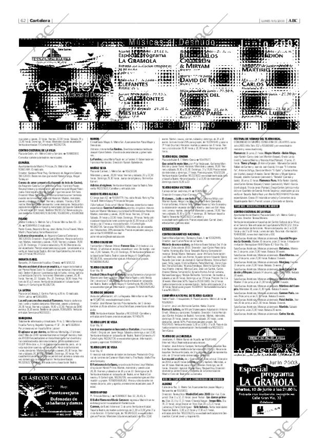 ABC MADRID 09-06-2003 página 62