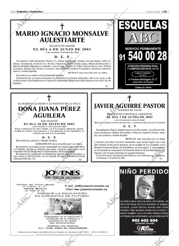 ABC MADRID 09-06-2003 página 64
