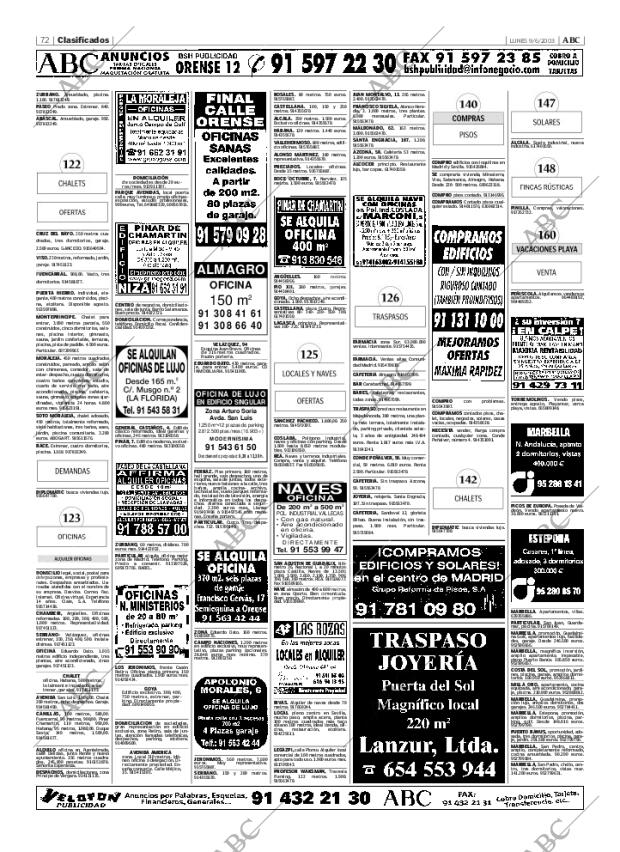 ABC MADRID 09-06-2003 página 72