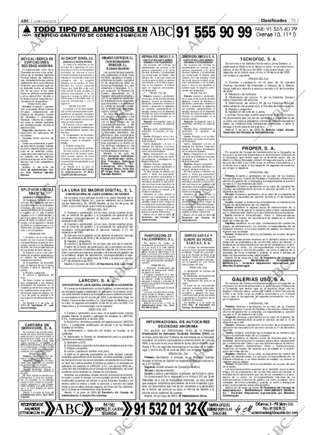 ABC MADRID 09-06-2003 página 75