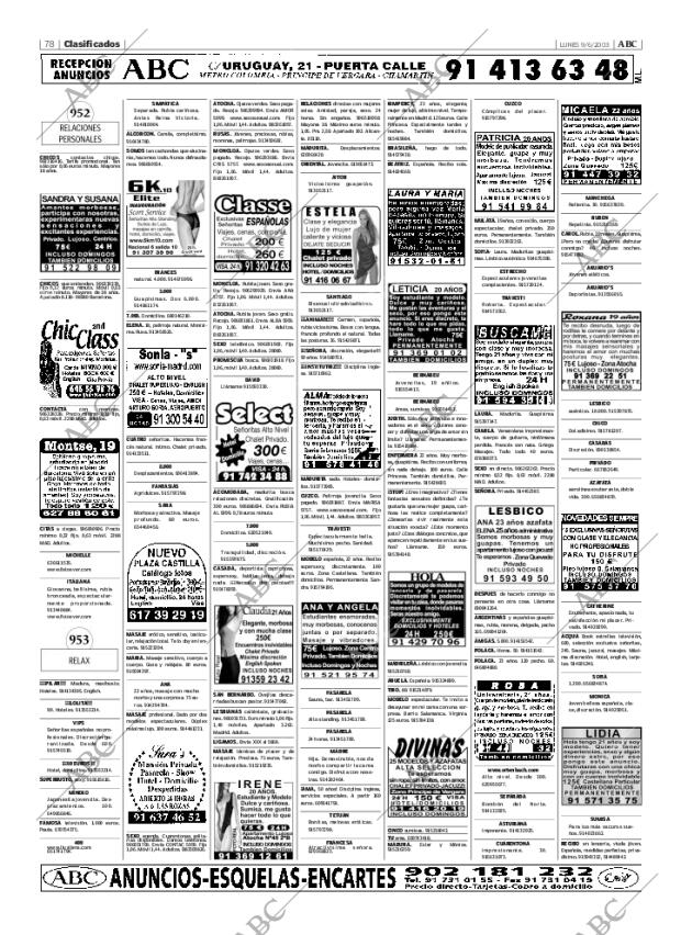 ABC MADRID 09-06-2003 página 78