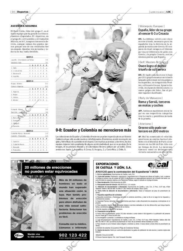 ABC MADRID 09-06-2003 página 94