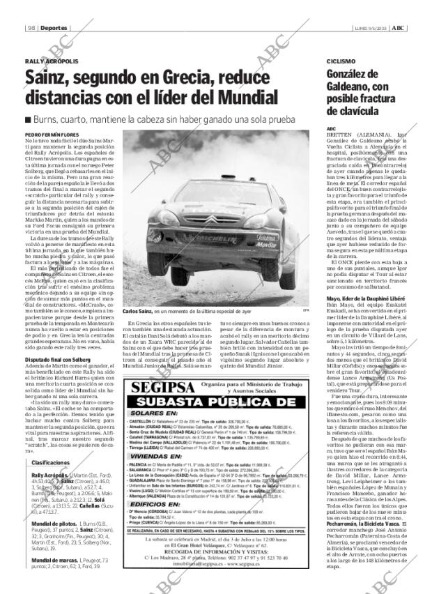ABC MADRID 09-06-2003 página 98