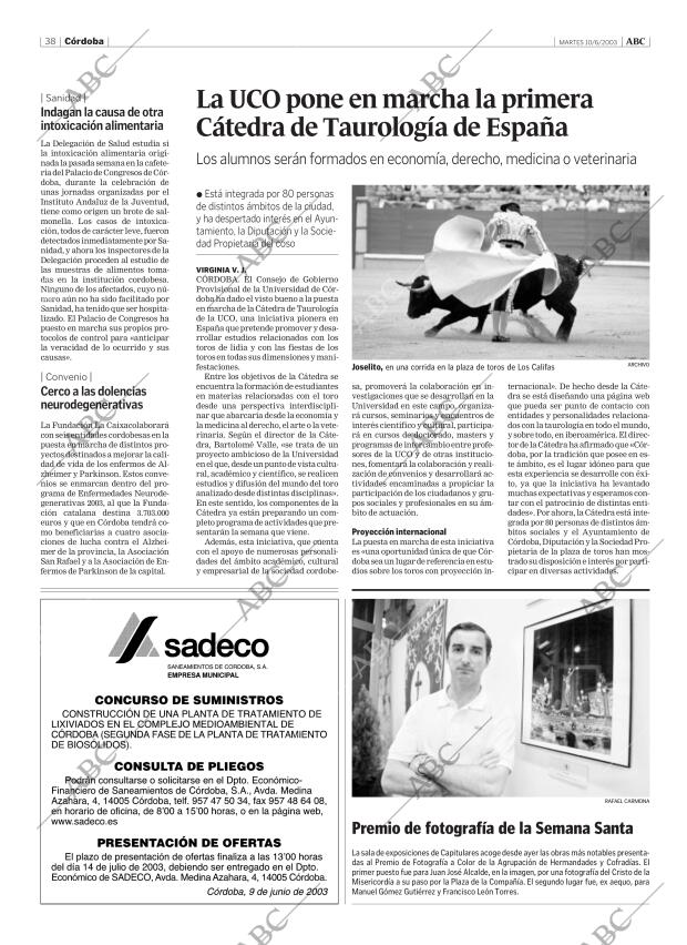 ABC CORDOBA 10-06-2003 página 38