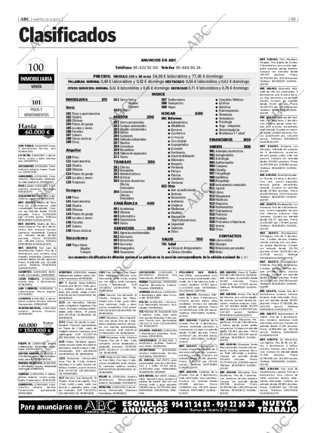 ABC SEVILLA 10-06-2003 página 69