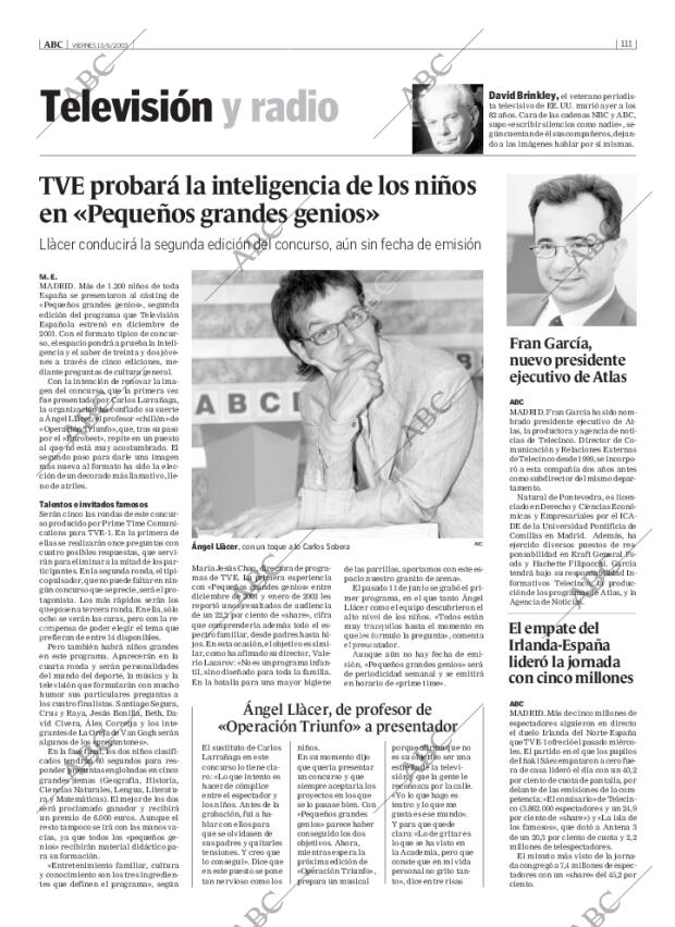 ABC MADRID 13-06-2003 página 111