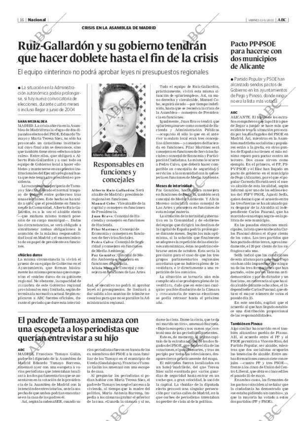 ABC MADRID 13-06-2003 página 16