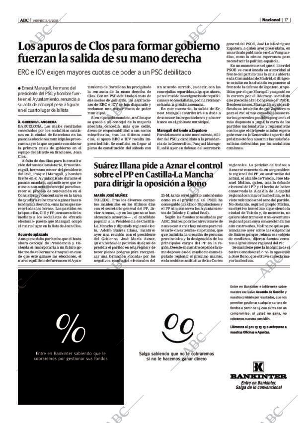 ABC MADRID 13-06-2003 página 17