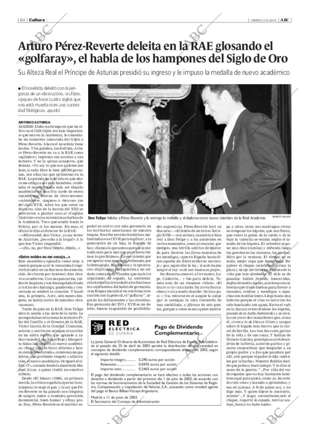 ABC MADRID 13-06-2003 página 64