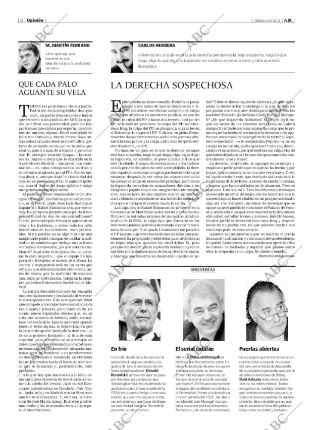 ABC MADRID 13-06-2003 página 8