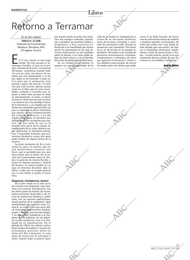 CULTURAL MADRID 14-06-2003 página 11
