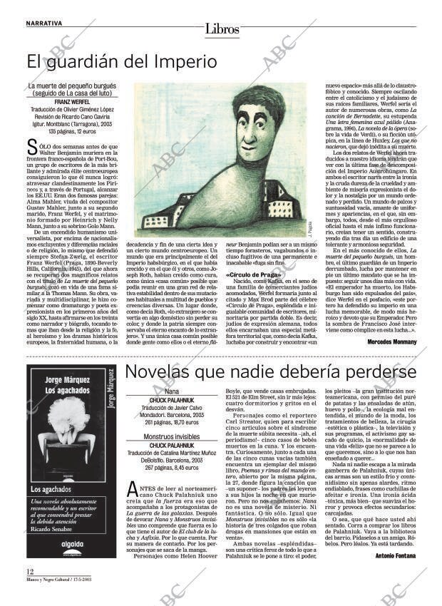 CULTURAL MADRID 14-06-2003 página 12