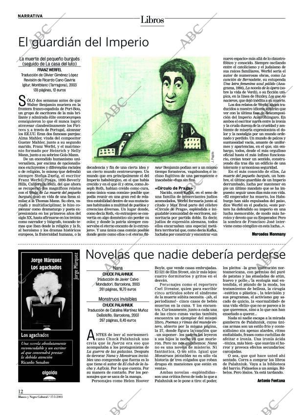 CULTURAL MADRID 14-06-2003 página 12