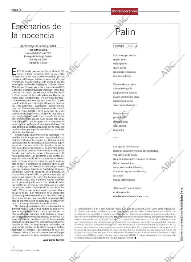 CULTURAL MADRID 14-06-2003 página 14