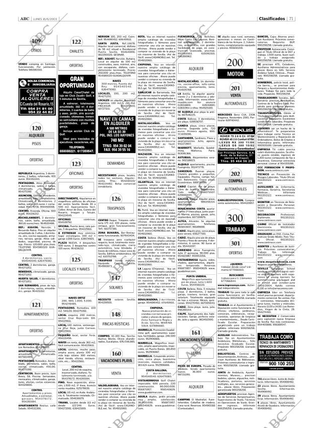 ABC SEVILLA 16-06-2003 página 71