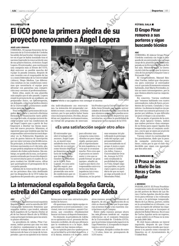 ABC CORDOBA 17-06-2003 página 85