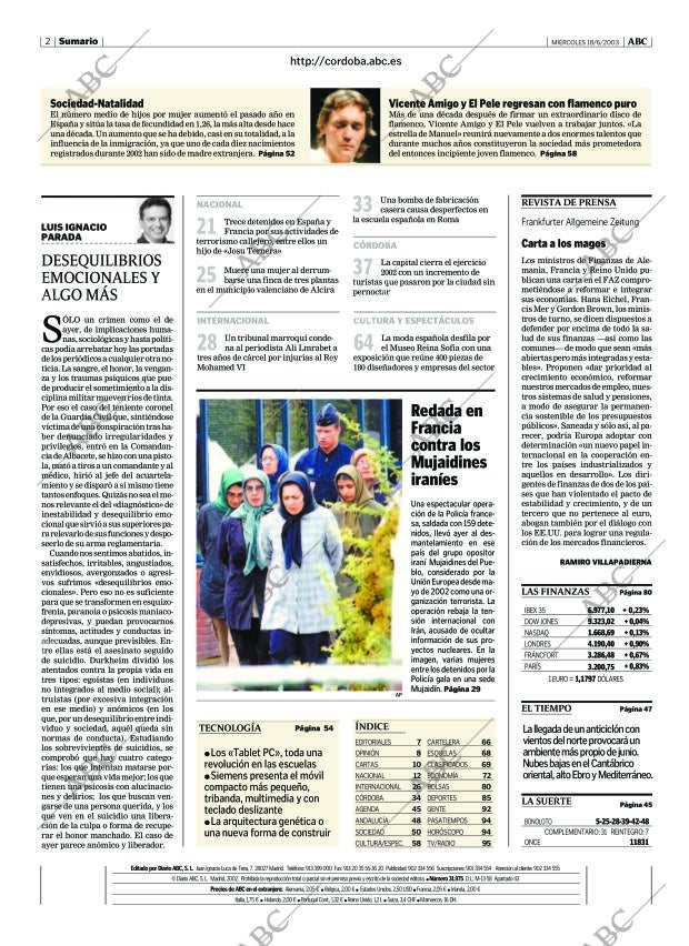 ABC CORDOBA 18-06-2003 página 2