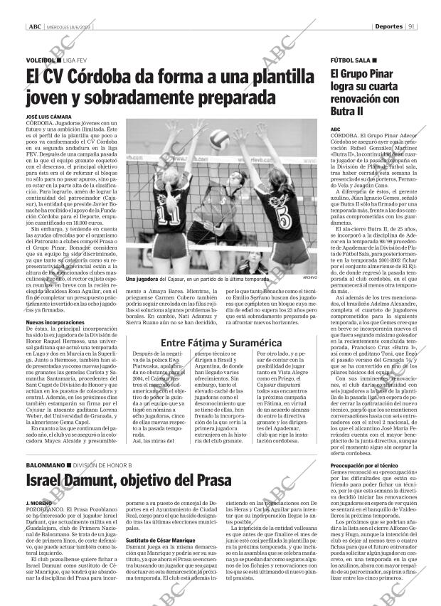 ABC CORDOBA 18-06-2003 página 91