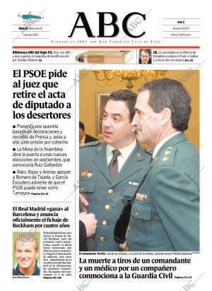 ABC MADRID 18-06-2003 página 1