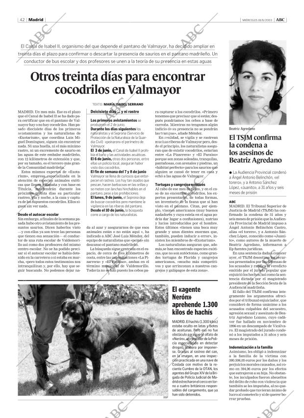 ABC MADRID 18-06-2003 página 42