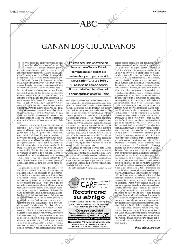 ABC MADRID 20-06-2003 página 3