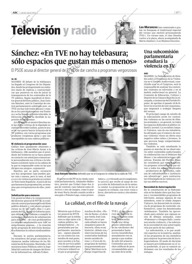 ABC MADRID 26-06-2003 página 107