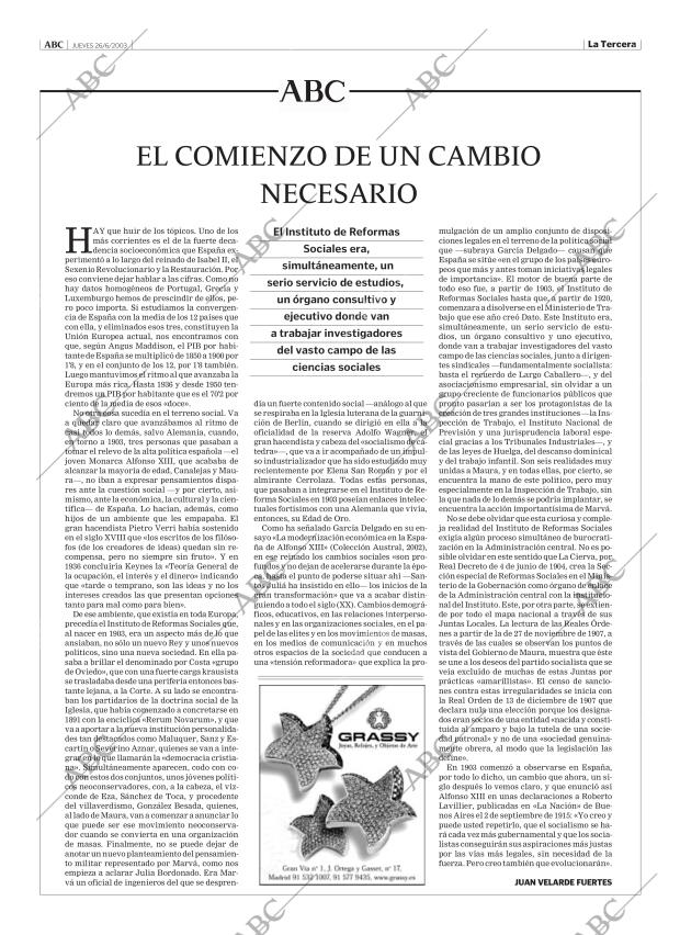 ABC MADRID 26-06-2003 página 3