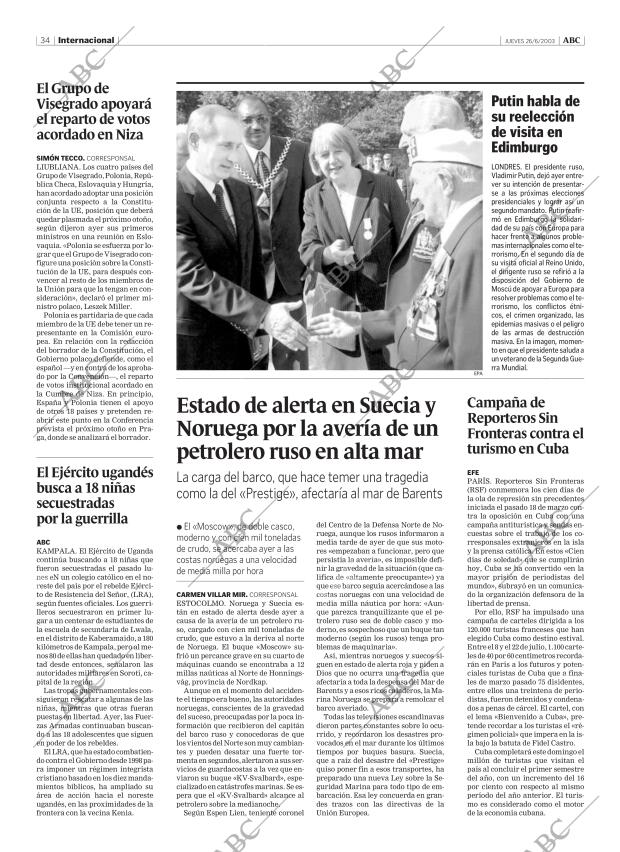 ABC MADRID 26-06-2003 página 34