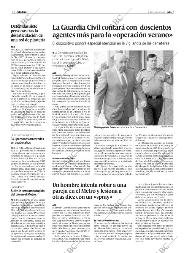 ABC MADRID 26-06-2003 página 40