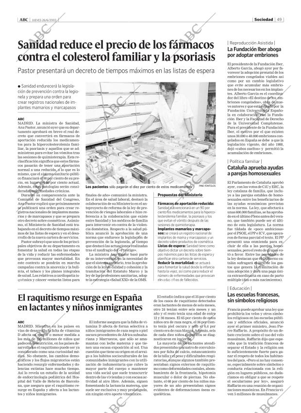 ABC MADRID 26-06-2003 página 49