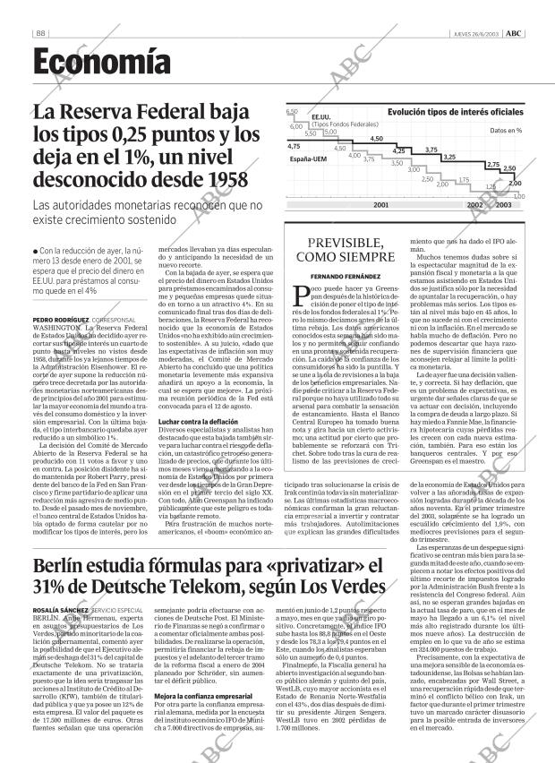ABC MADRID 26-06-2003 página 88