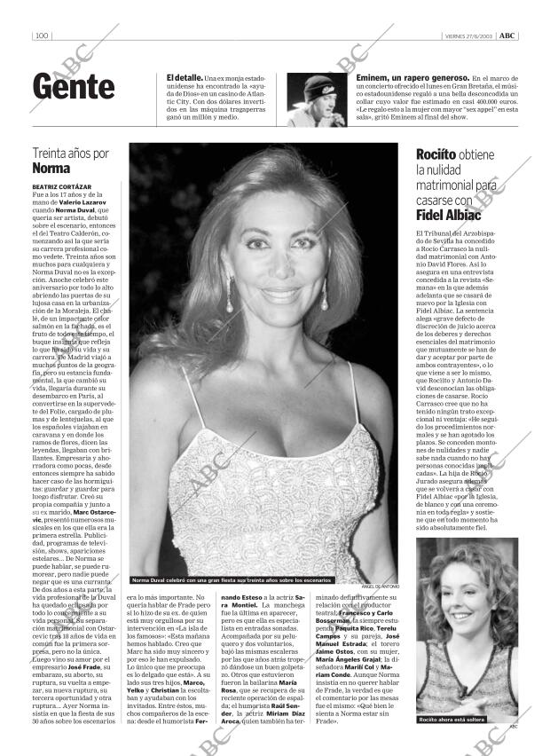 ABC MADRID 27-06-2003 página 100