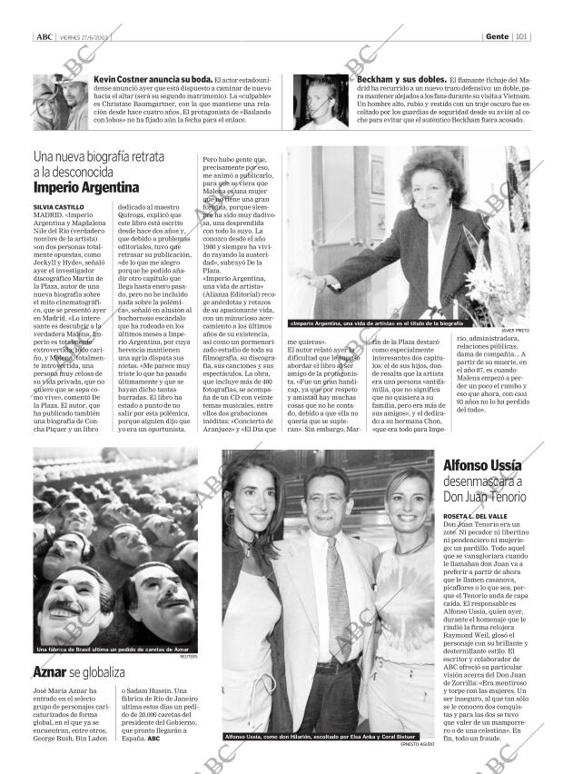 ABC MADRID 27-06-2003 página 101