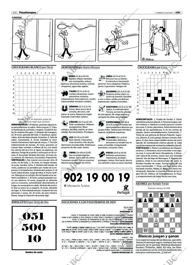 ABC MADRID 27-06-2003 página 102