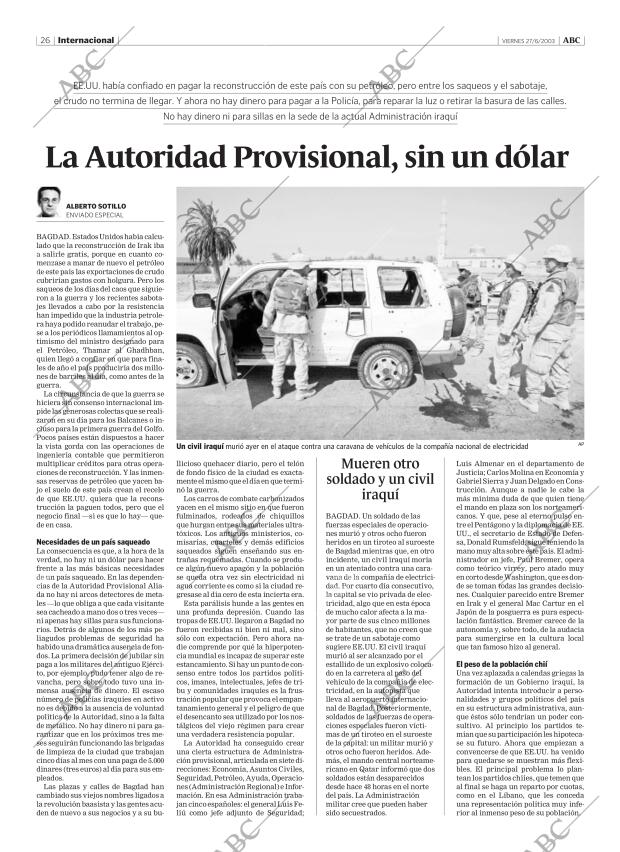 ABC MADRID 27-06-2003 página 26