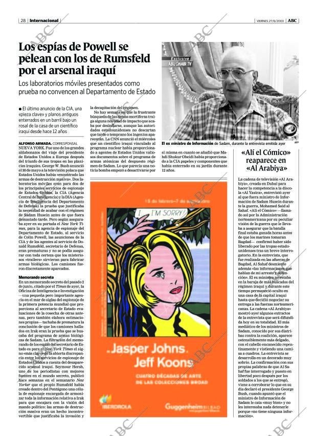 ABC MADRID 27-06-2003 página 28