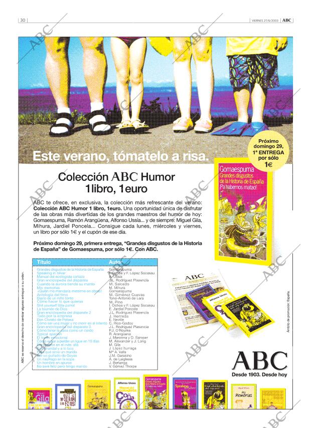 ABC MADRID 27-06-2003 página 30