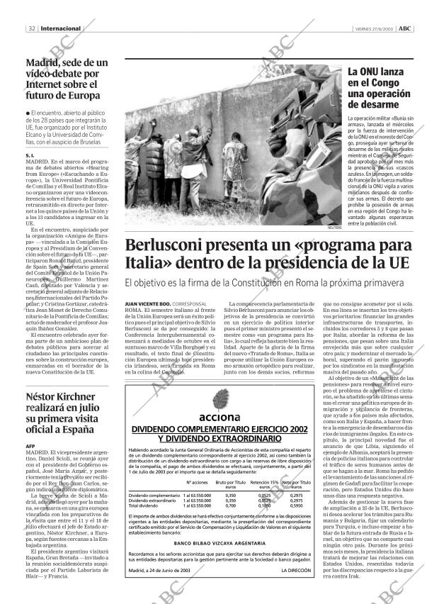 ABC MADRID 27-06-2003 página 32
