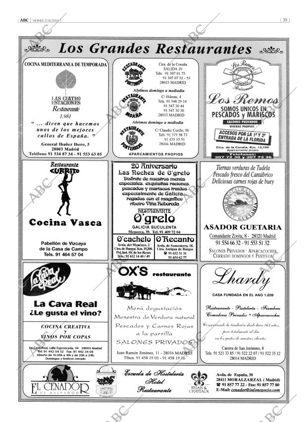 ABC MADRID 27-06-2003 página 39