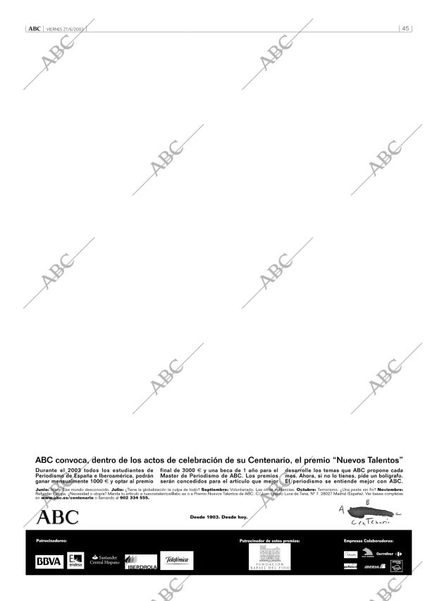 ABC MADRID 27-06-2003 página 45