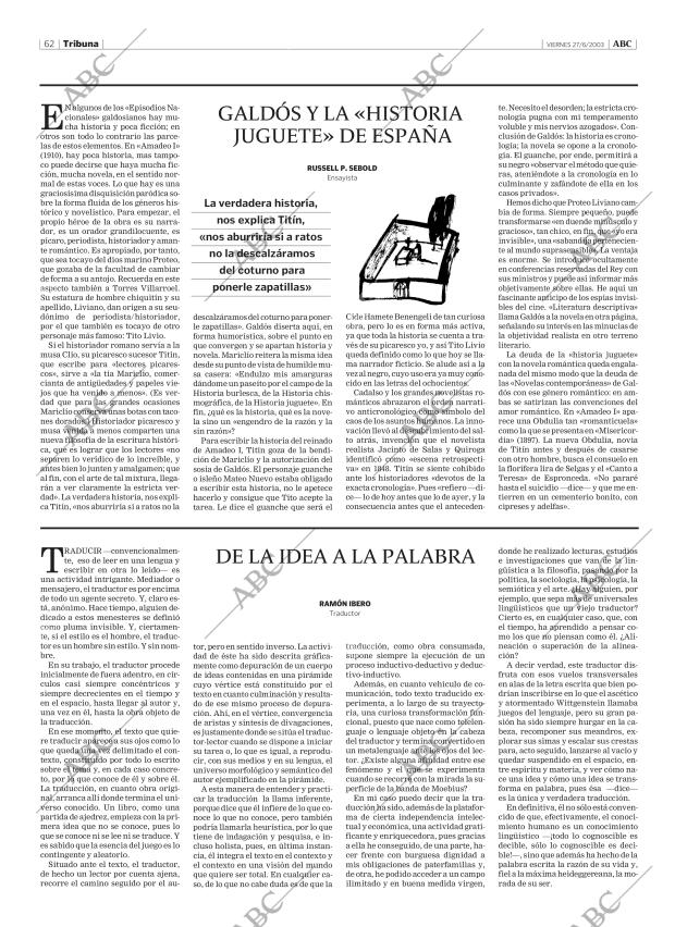 ABC MADRID 27-06-2003 página 62