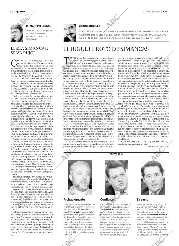ABC MADRID 27-06-2003 página 8