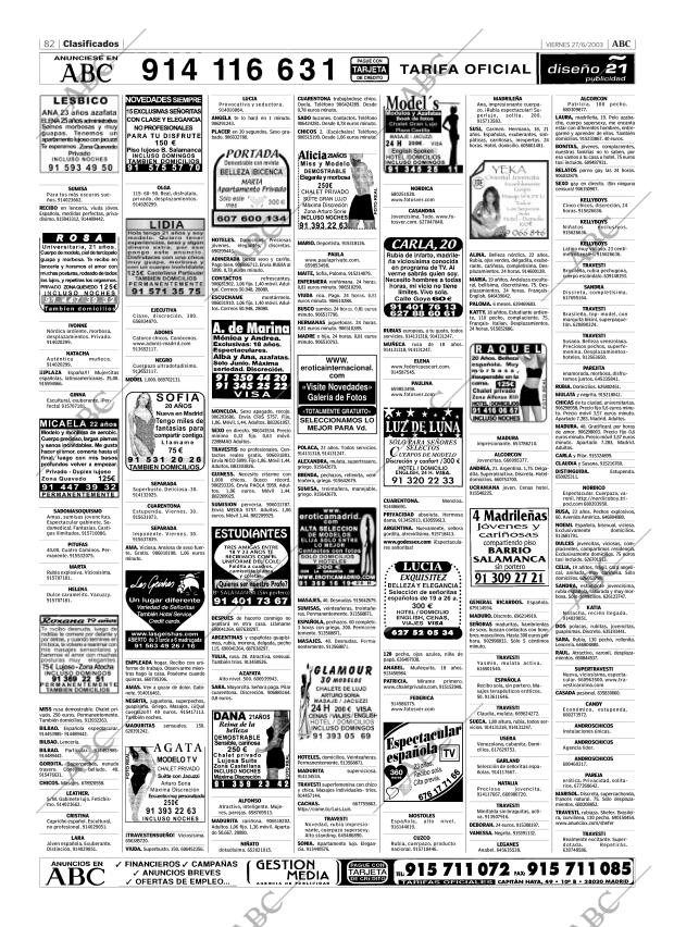 ABC MADRID 27-06-2003 página 82