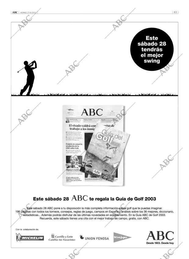 ABC MADRID 27-06-2003 página 83