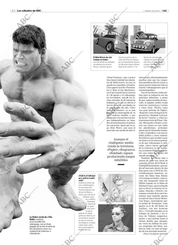 ABC MADRID 28-06-2003 página 113