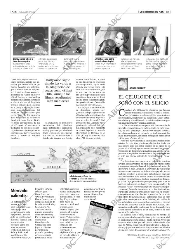 ABC MADRID 28-06-2003 página 115