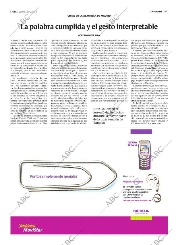 ABC MADRID 29-06-2003 página 19