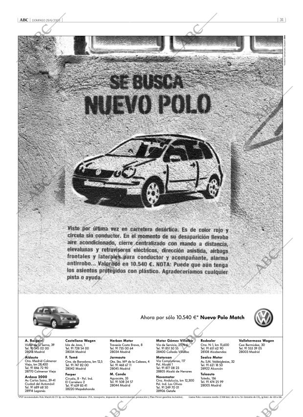 ABC MADRID 29-06-2003 página 31