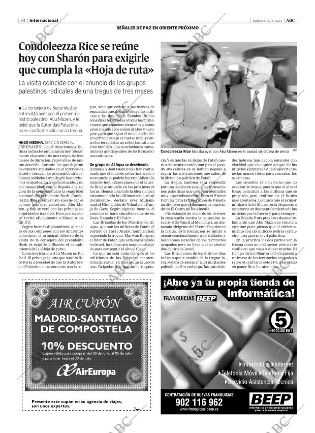ABC MADRID 29-06-2003 página 34